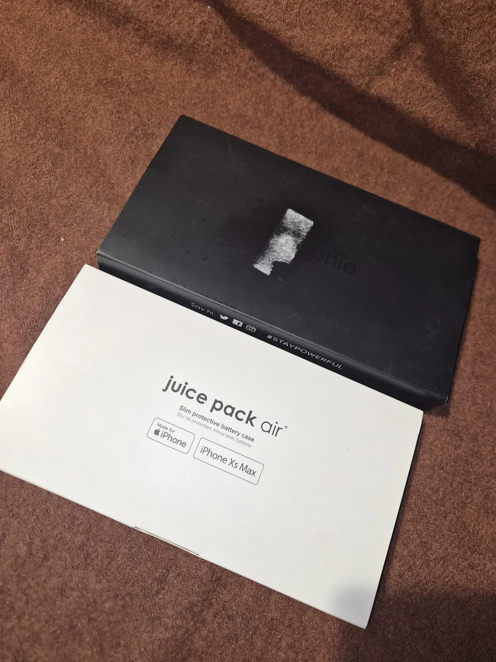 Mophie juice pack air for iPhone Xs Max - RED/ORANGE